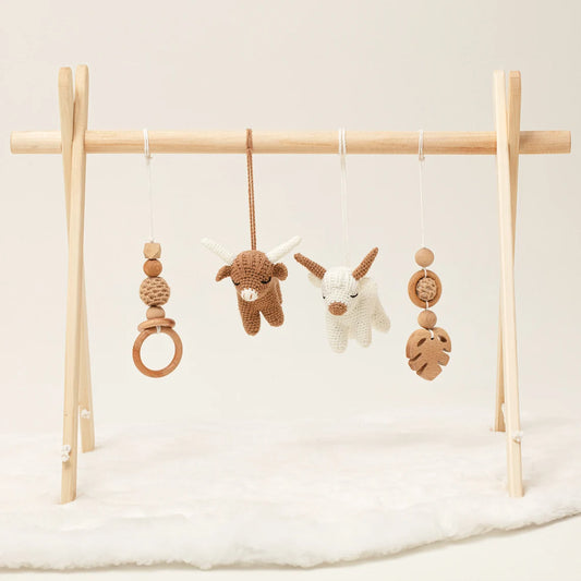 Highland Cow Baby Gym