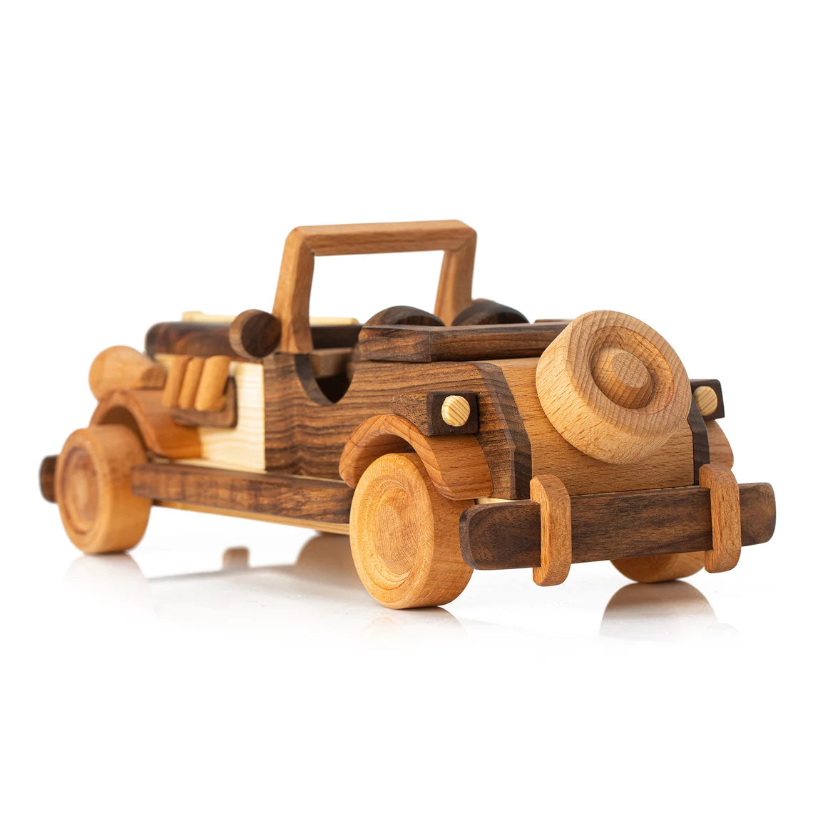 Wooden Toy Retro Car