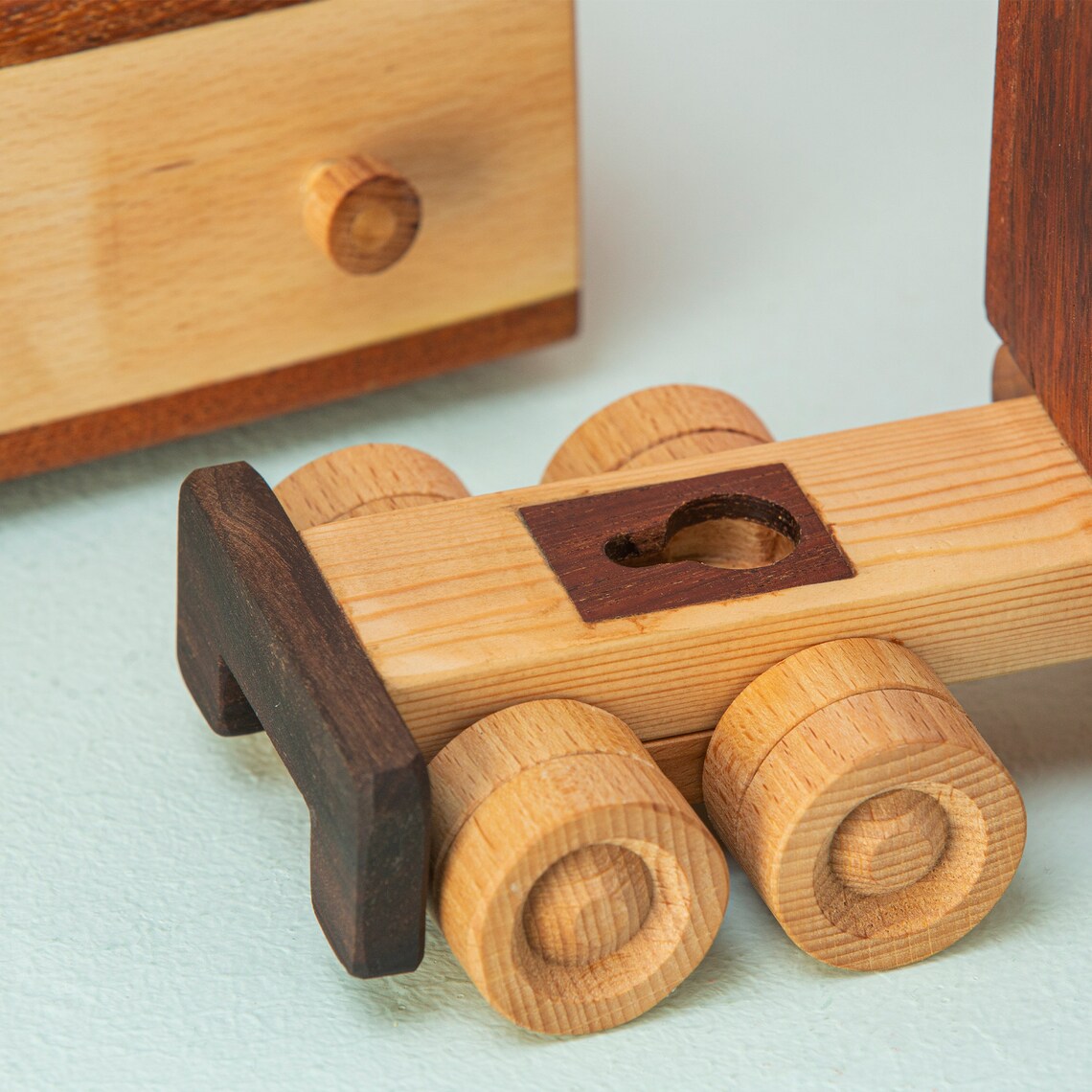 Wooden Toy American Truck