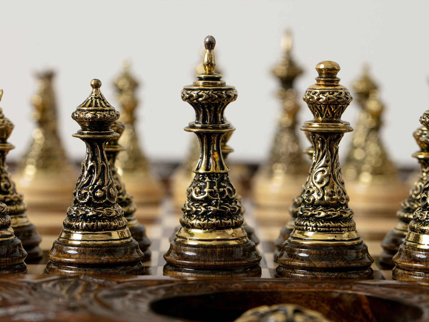 Chess Table - Lion