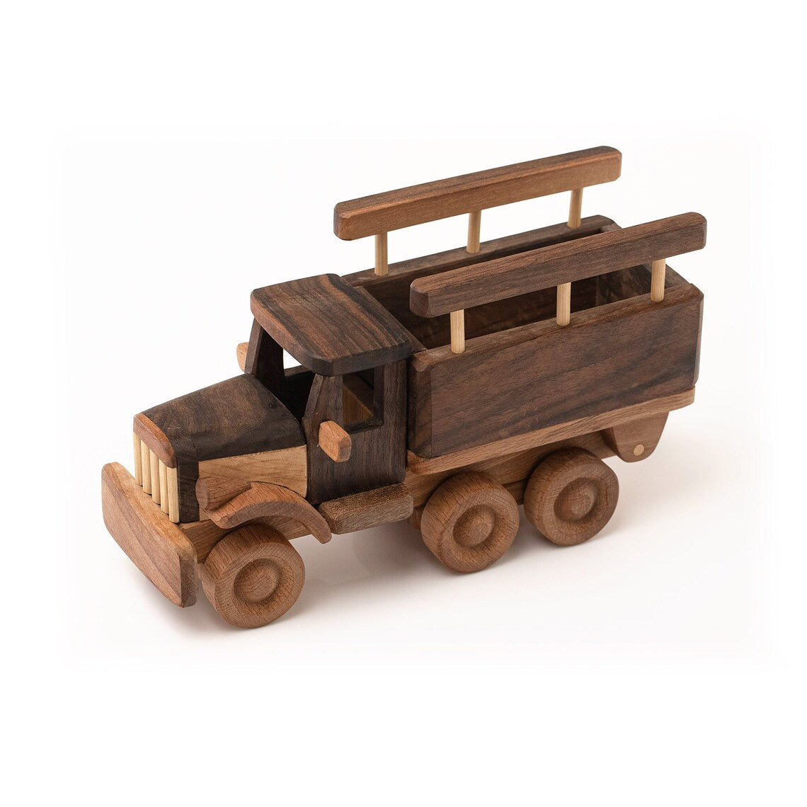 Eco-Friendly Toys Handmade Wooden Truck – KindWoodPecker