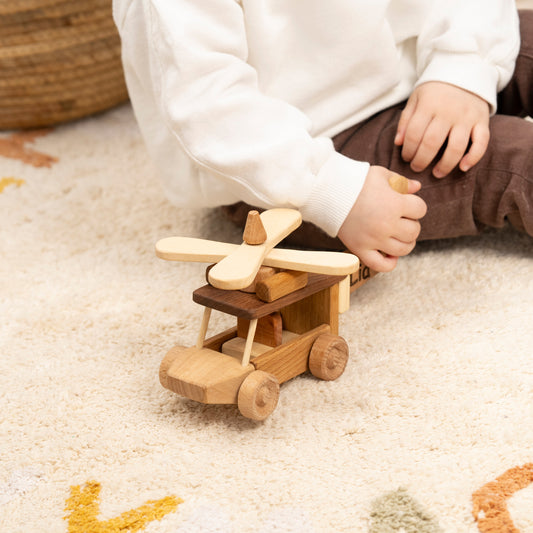 Wooden Helicopter Toy, Personalized – handmade wooden toy, photo 2