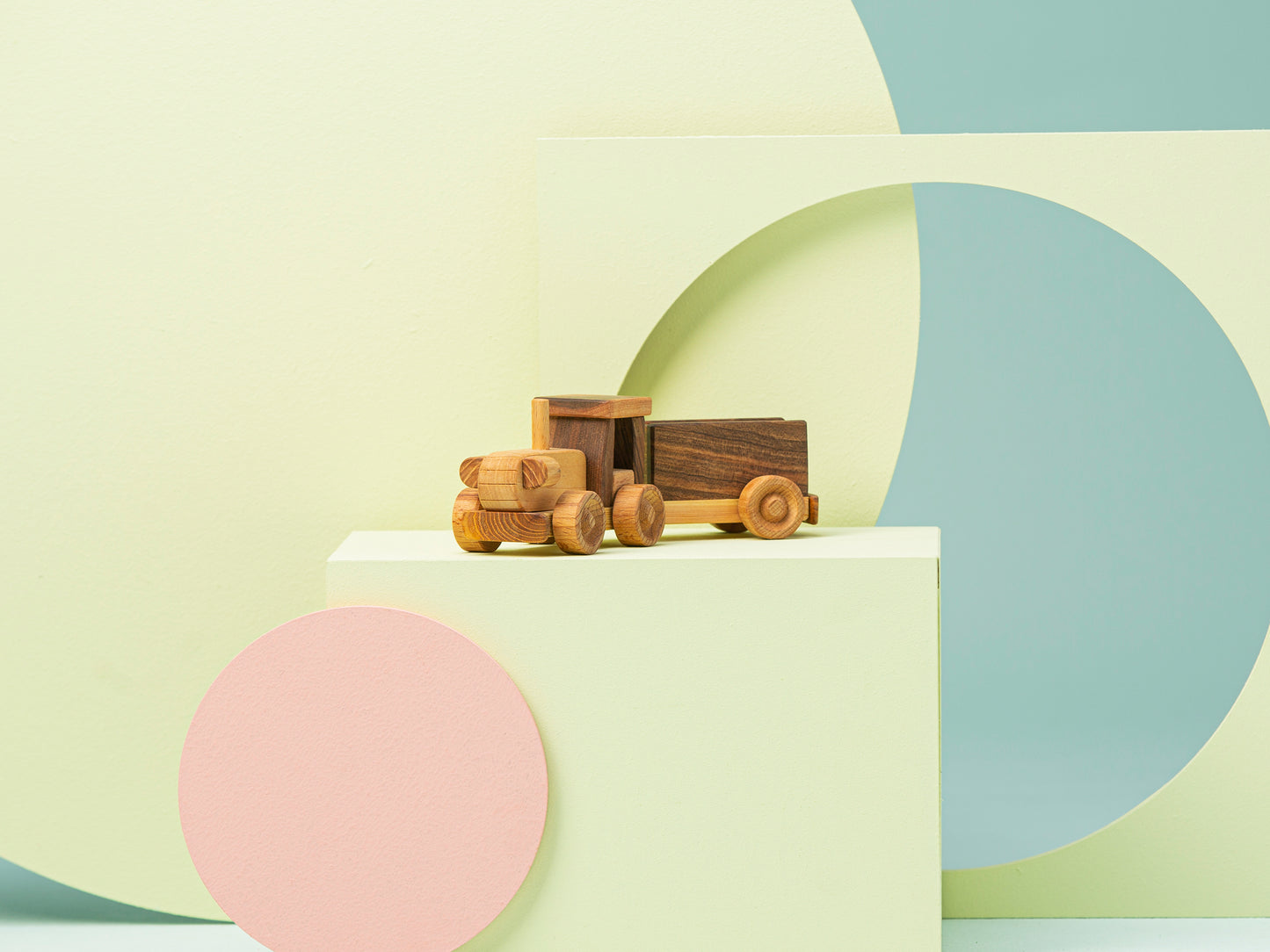 Wooden Tractor Toy