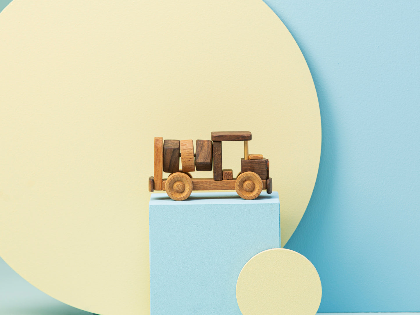 Wooden Toy Push Car