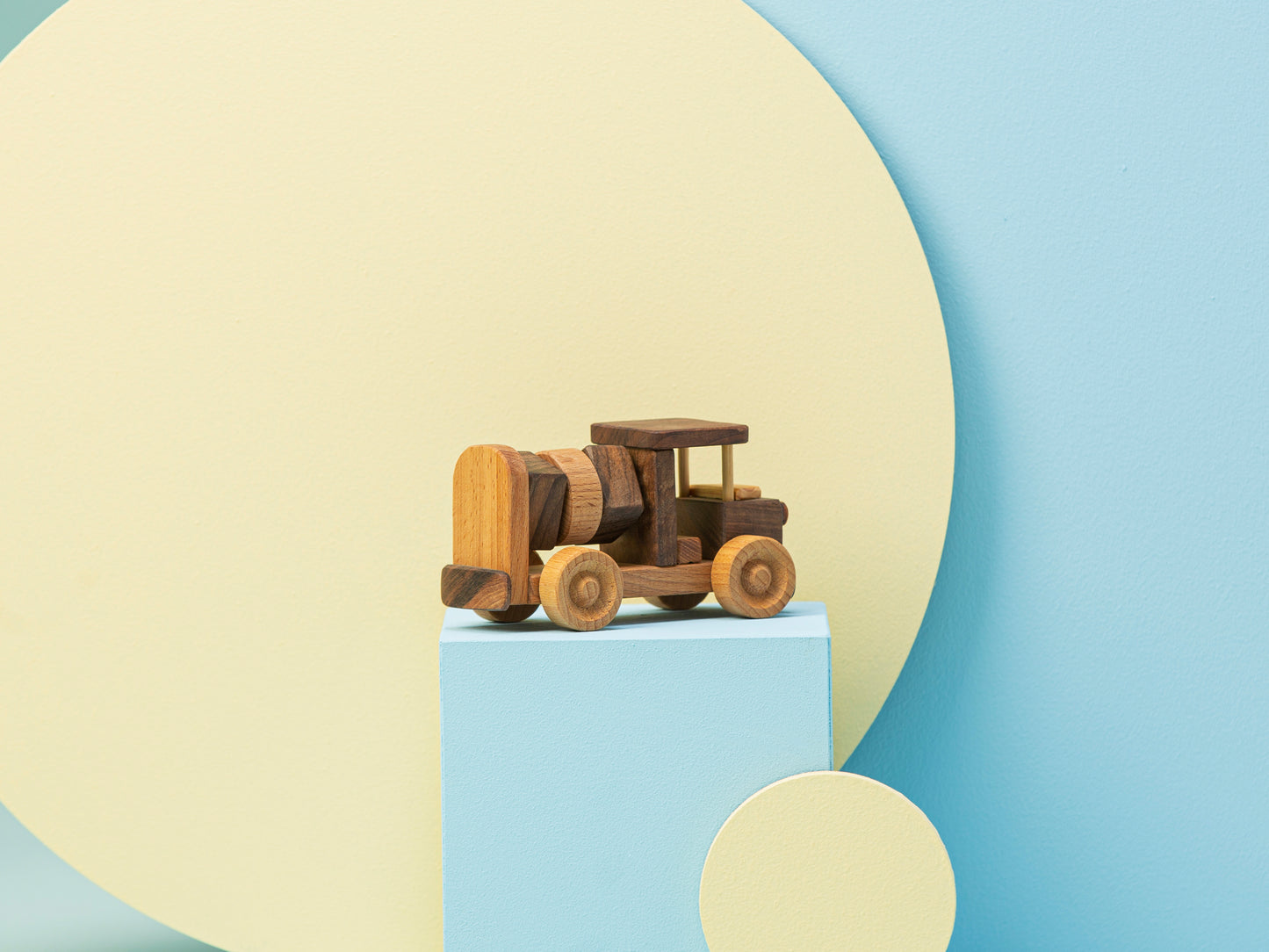 Wooden Toy Push Car
