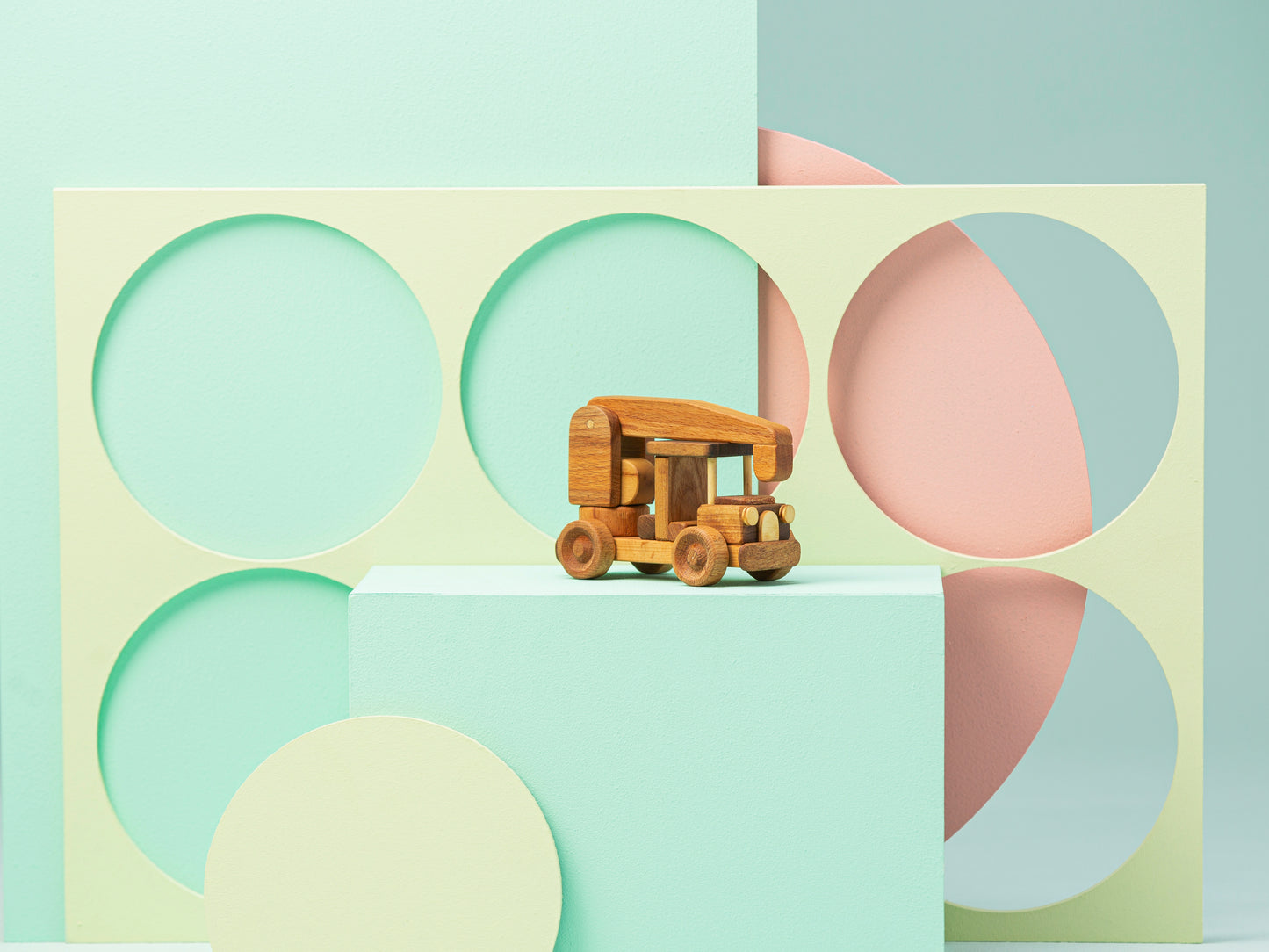 Wooden Crane Toy