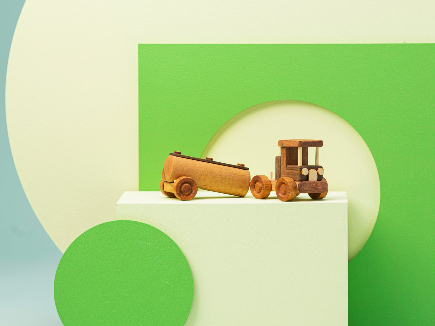 Wooden Water Truck