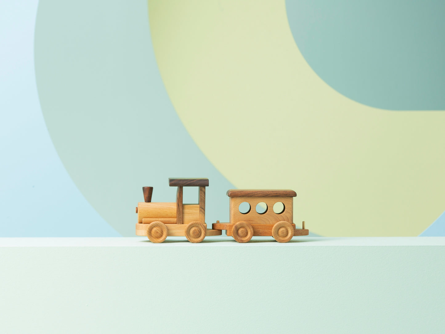 Wooden Train Set