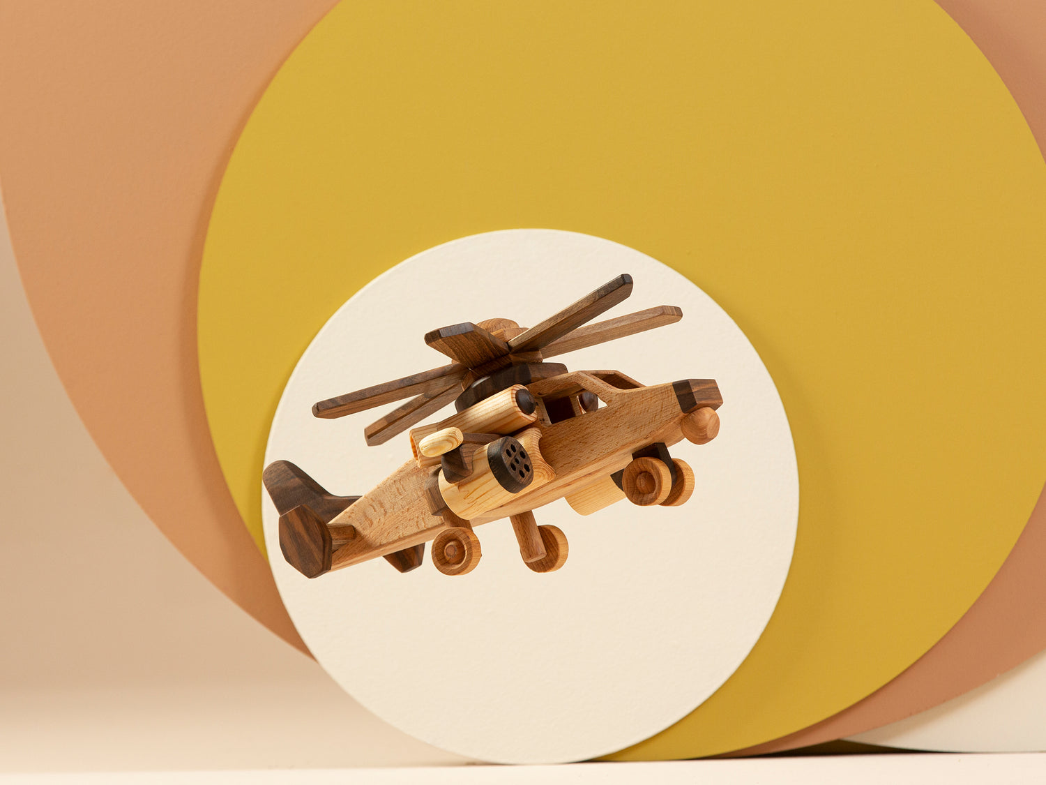 Helicopter and Airplanes Wooden Toys