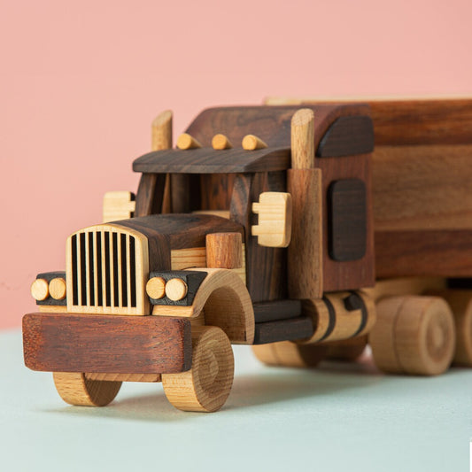 wooden american truck