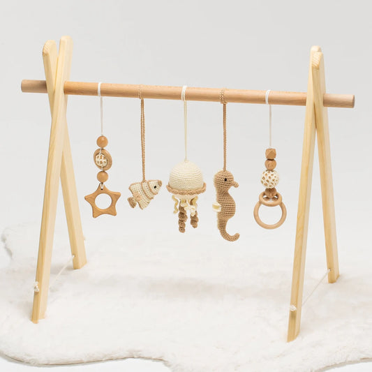 Wooden Baby Play Gym