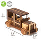 Wooden Toy Retro Car