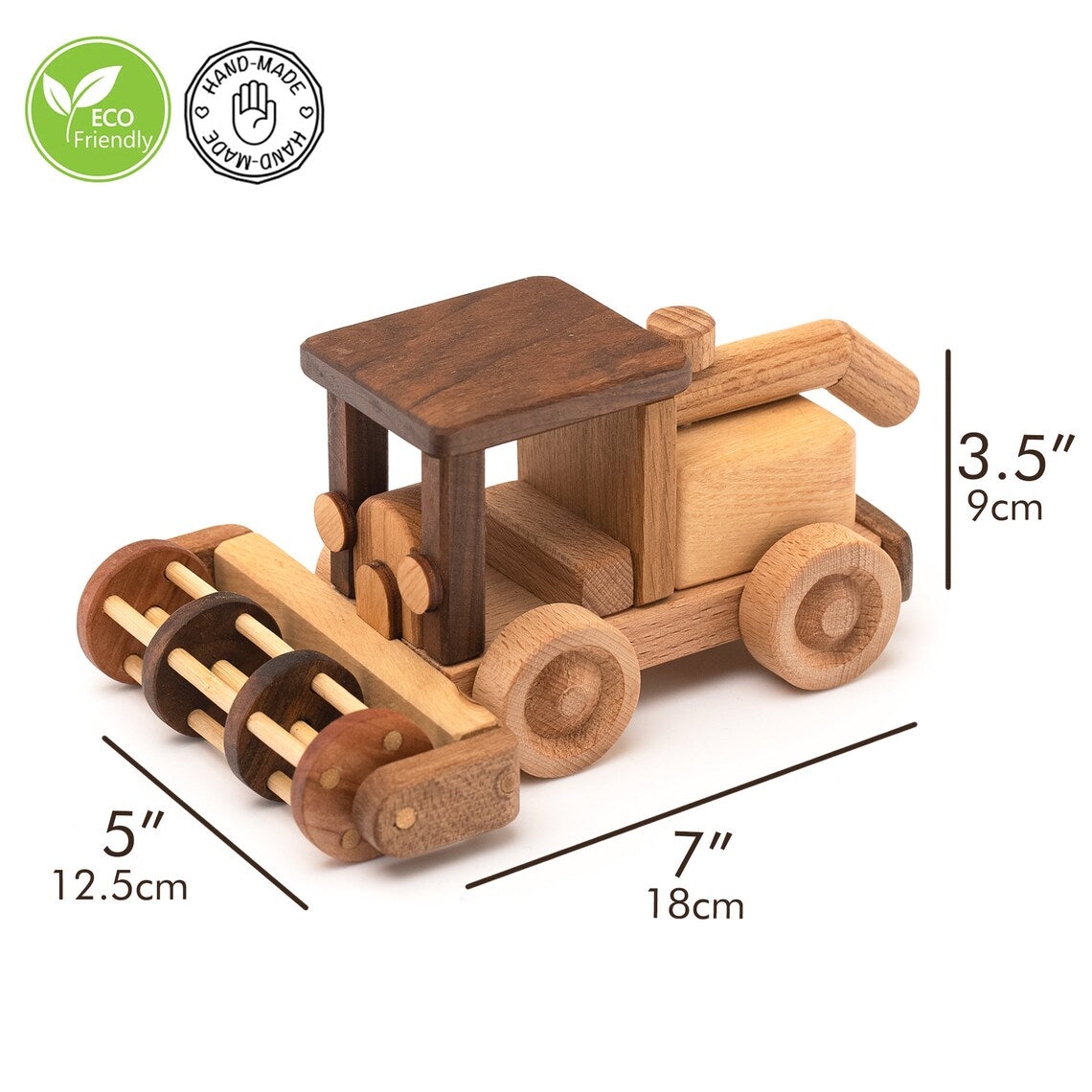 Handmade Toy Combine Harvester