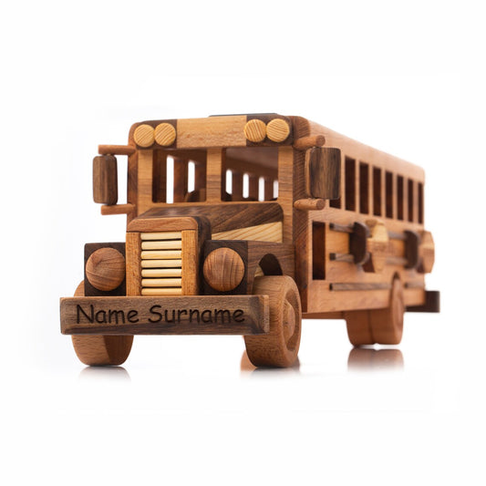 wooden school bus
