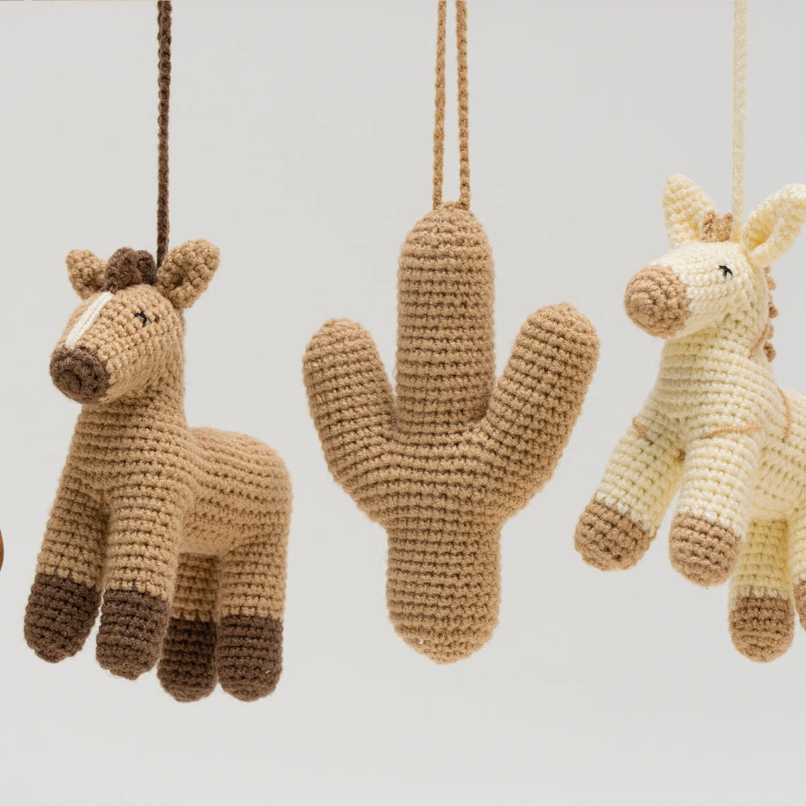 Horse Baby Play Gym, Wooden Baby Gym / Personalized Crochet Letters / HANDMADE
