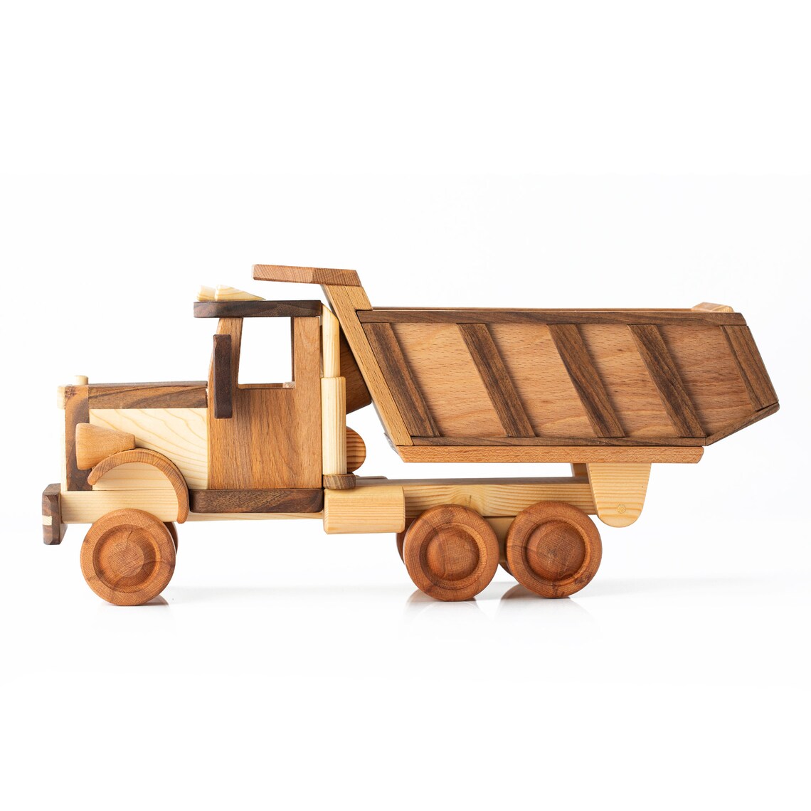 handcrafted big truck toy
