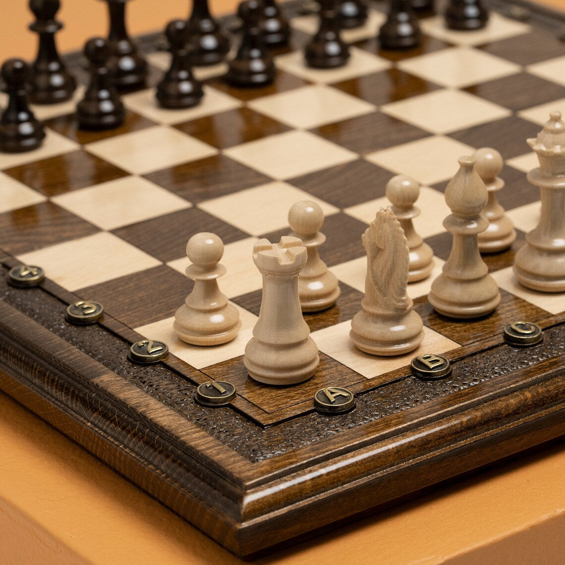 Chess Set With Board