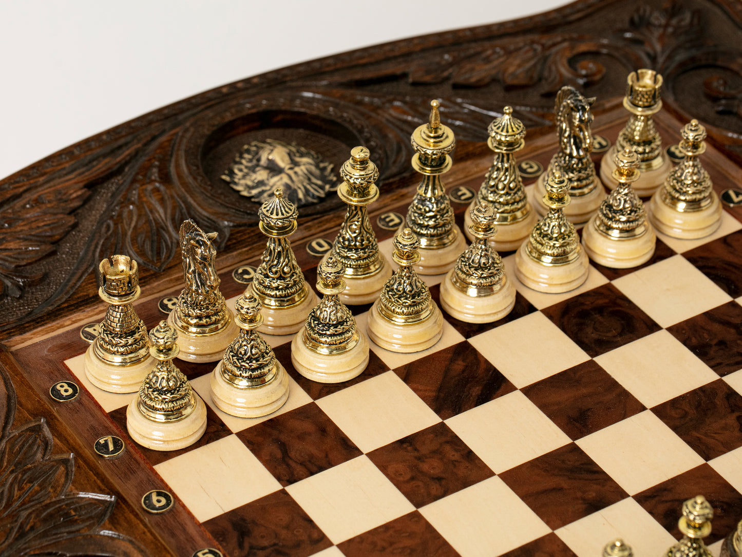 Chess Table - Lion