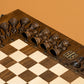 Chess Table Engraved Ornaments