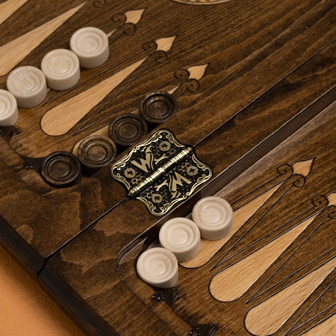Backgammon Engraved Tree of Life / Custom Engraving / PERSONALIZED