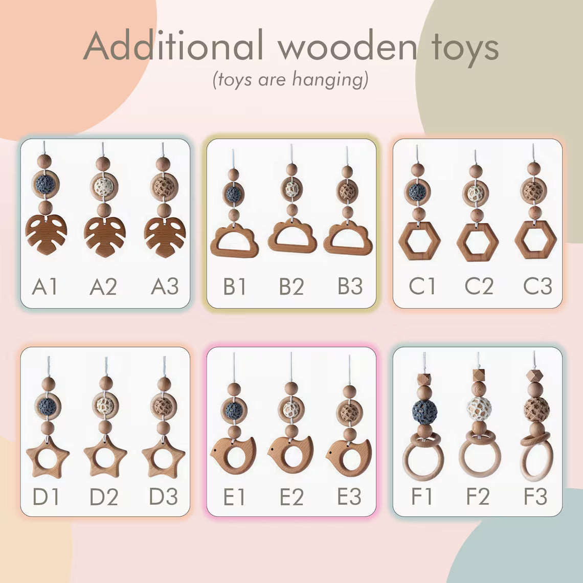 Wooden Baby Mobile