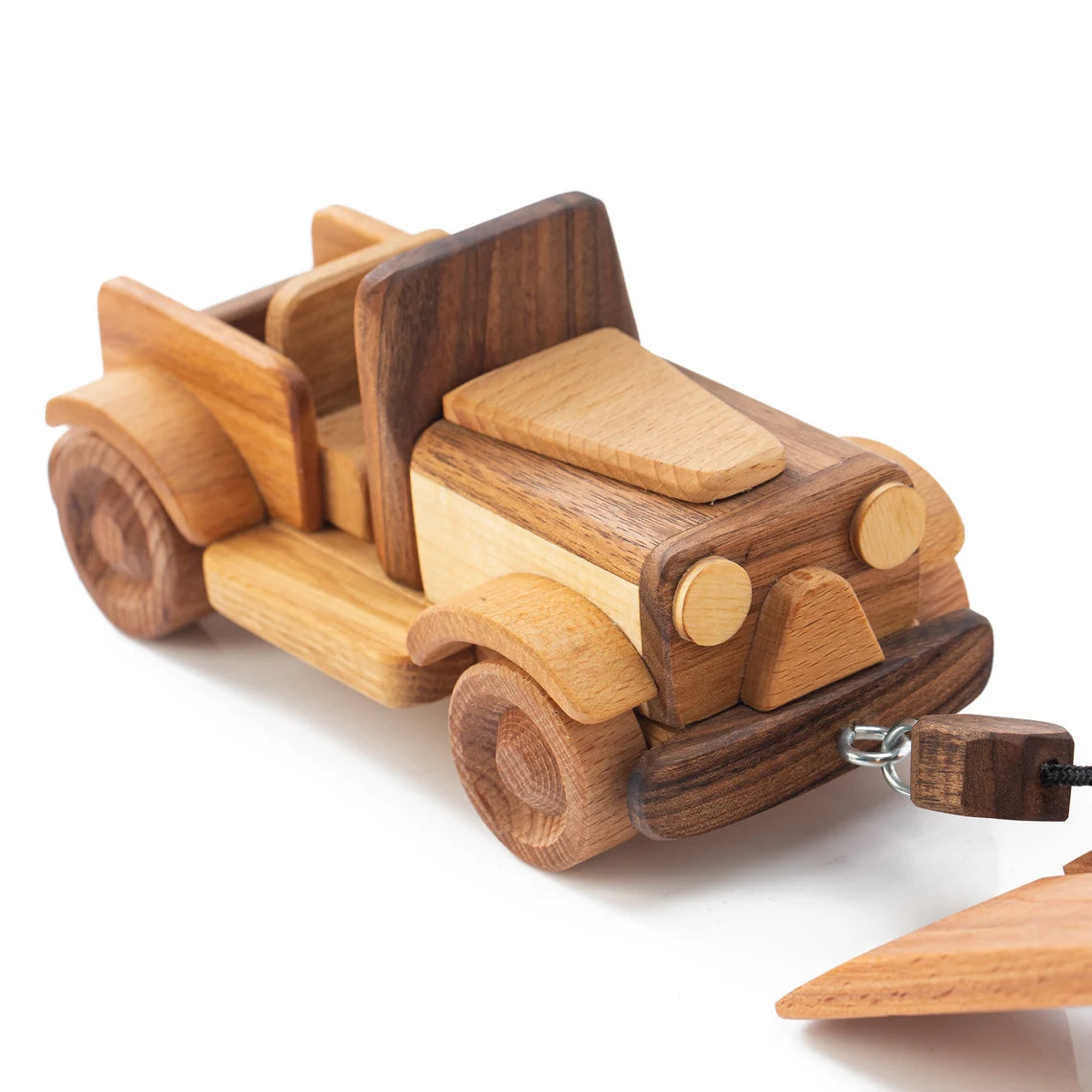 Wooden Large Tow Truck Toy