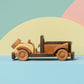 Wooden Toy Retro Car