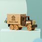 Wooden Piggy Bank and Truck Toy