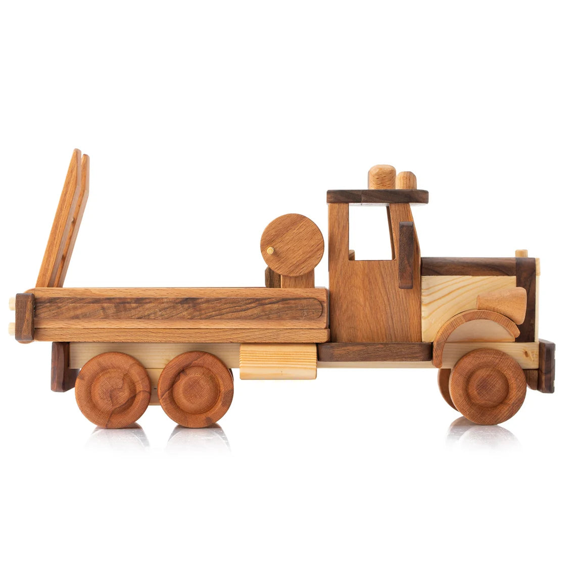 Wooden Large Tow Truck Toy