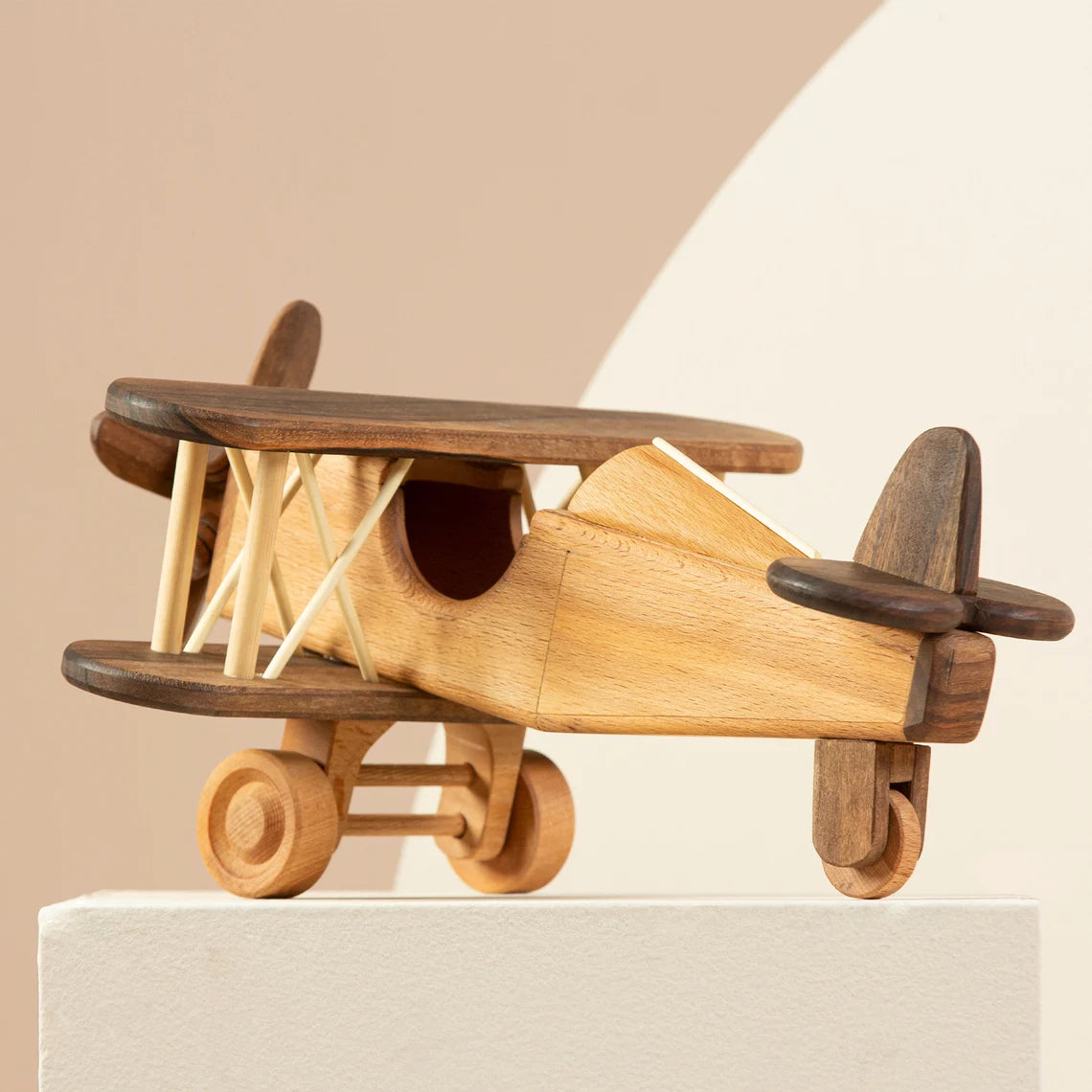 Wooden Toy Big Airplane