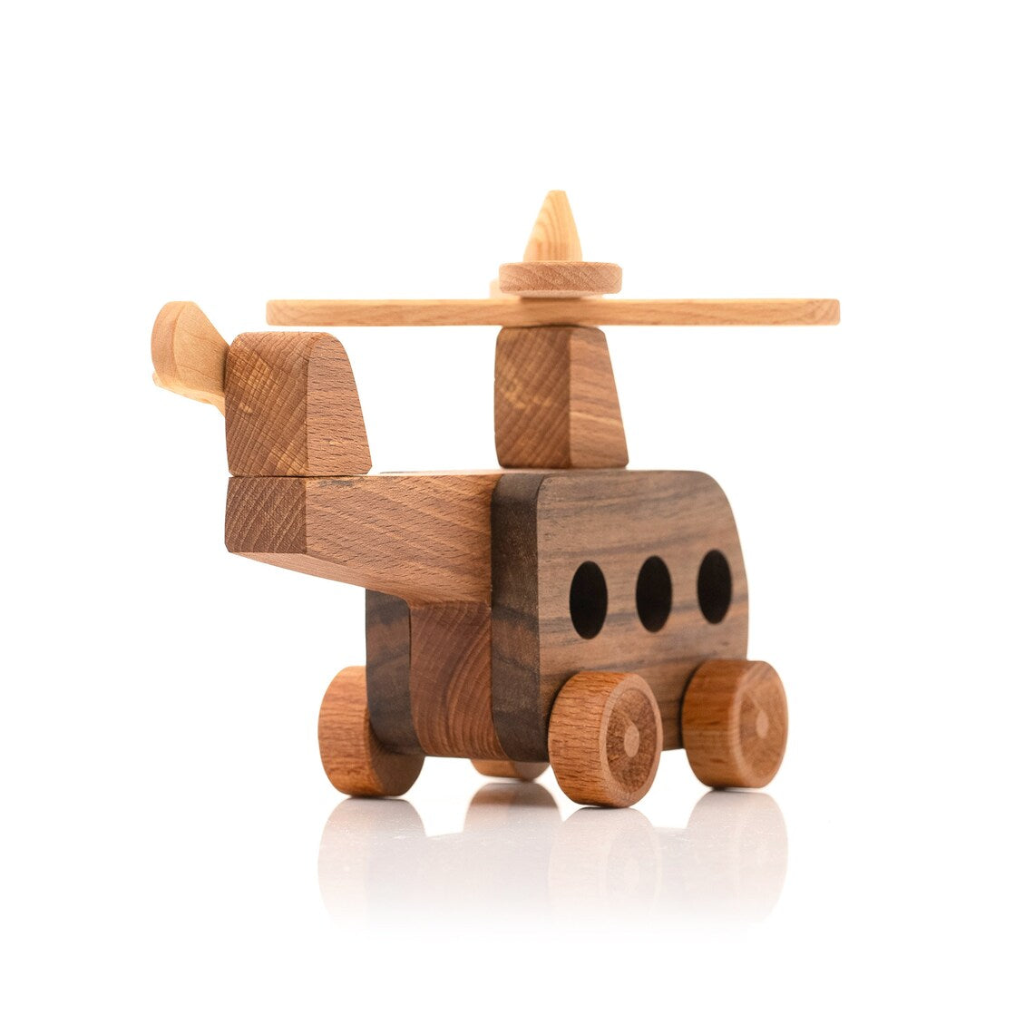 Wooden Helicopter Toy