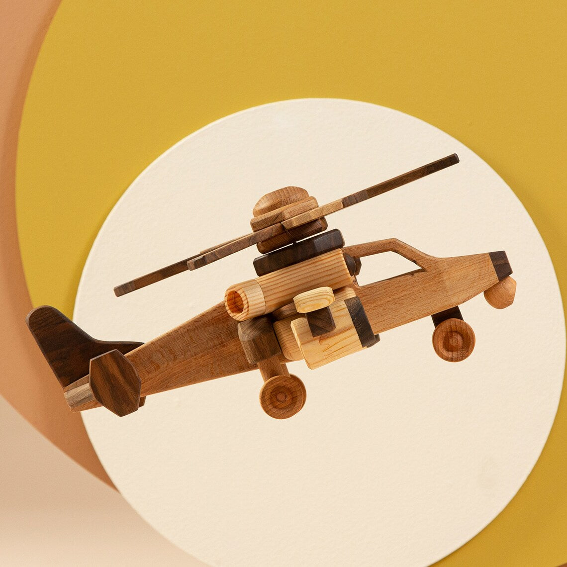 Wooden Toy Large Helicopter