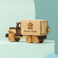 Wooden Piggy Bank and Truck Toy