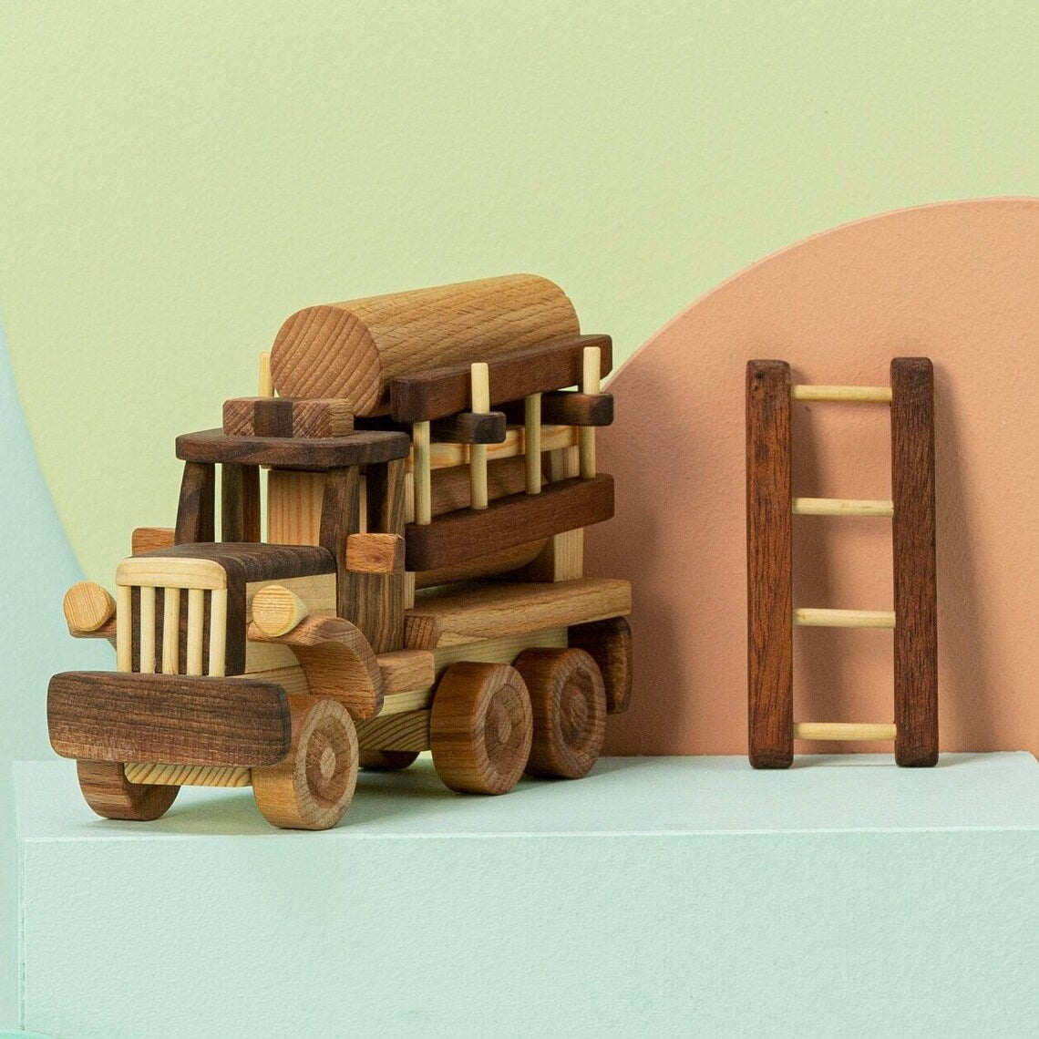 Wooden Fire Engine