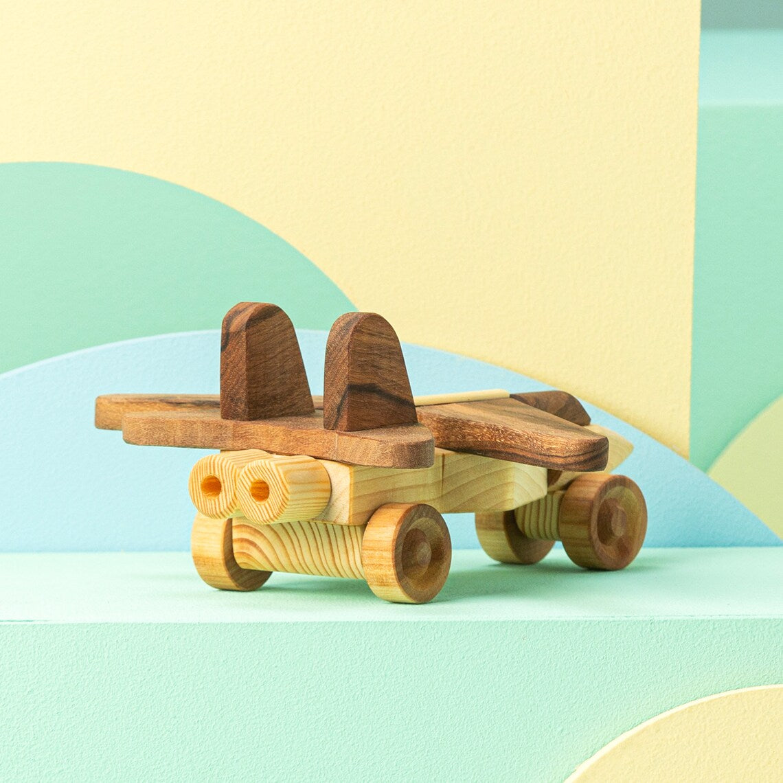 Wooden Plane Fighter Jet Toy