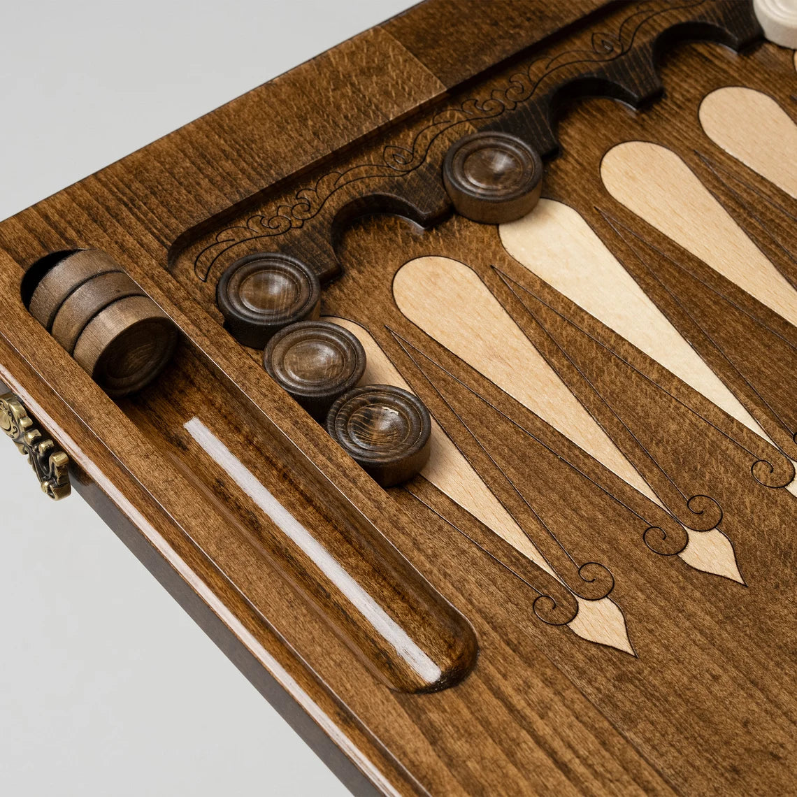 Wooden Backgammon Table