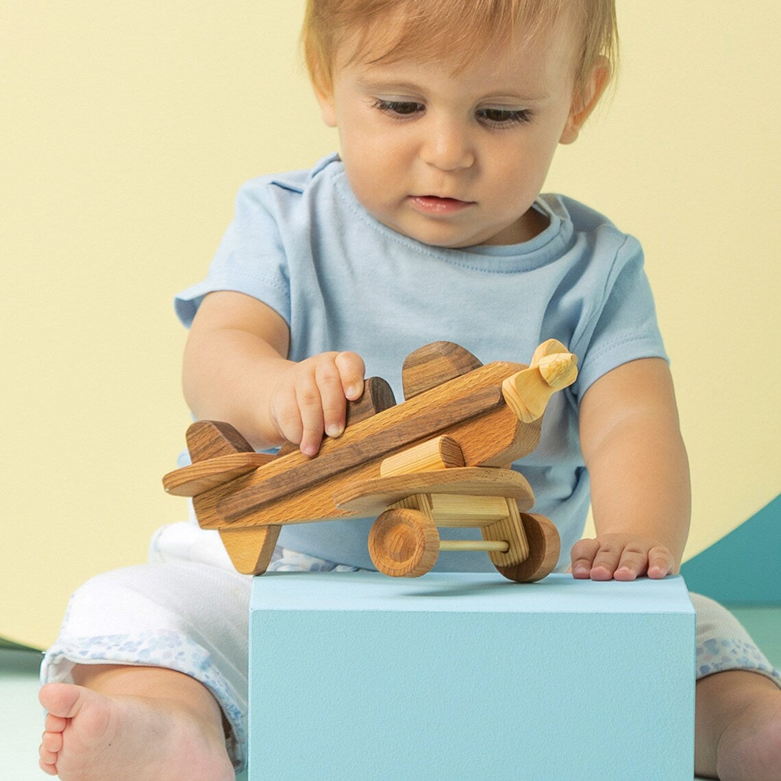 Wooden Toy Airplane