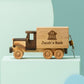 Wooden Piggy Bank and Truck Toy