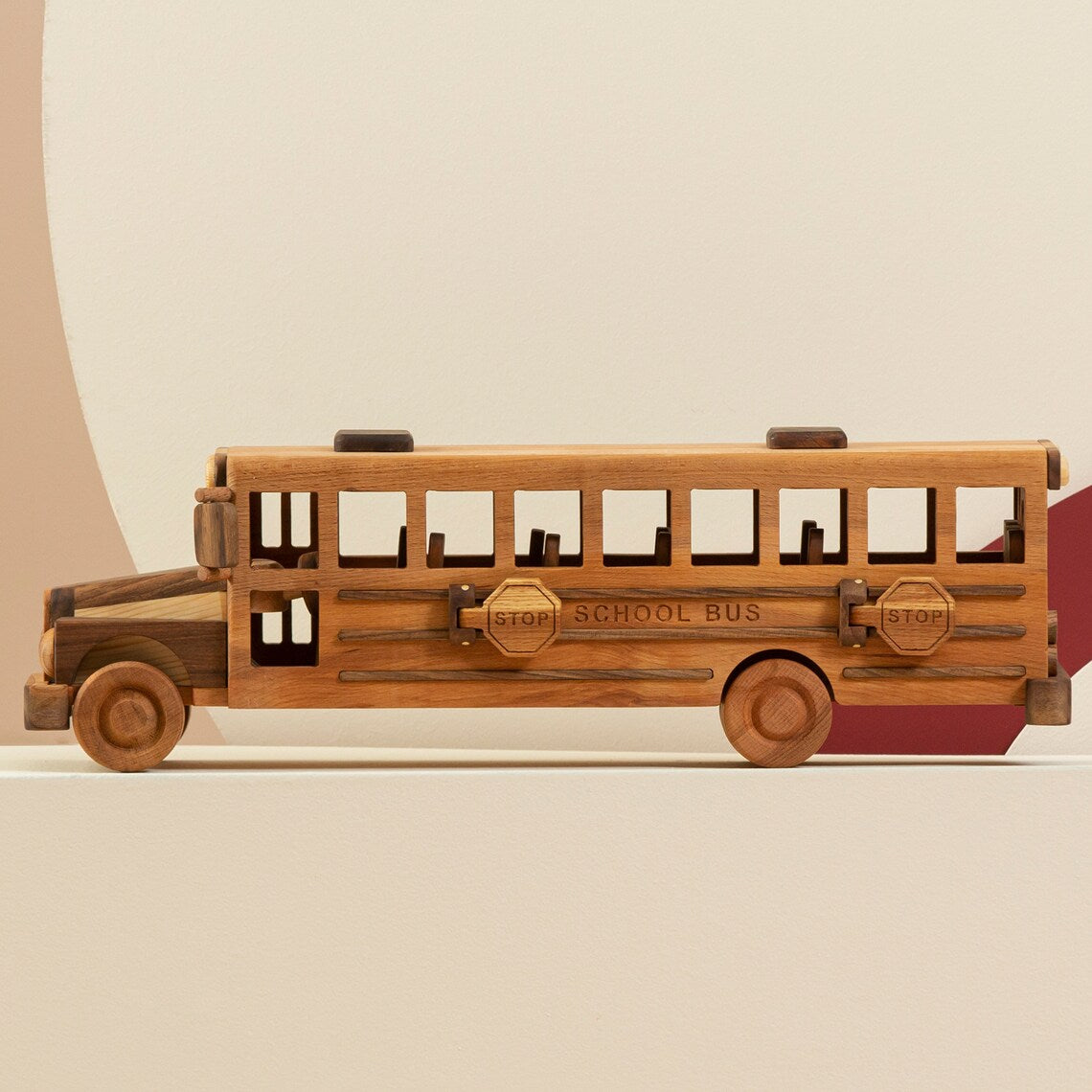 Wooden School Bus