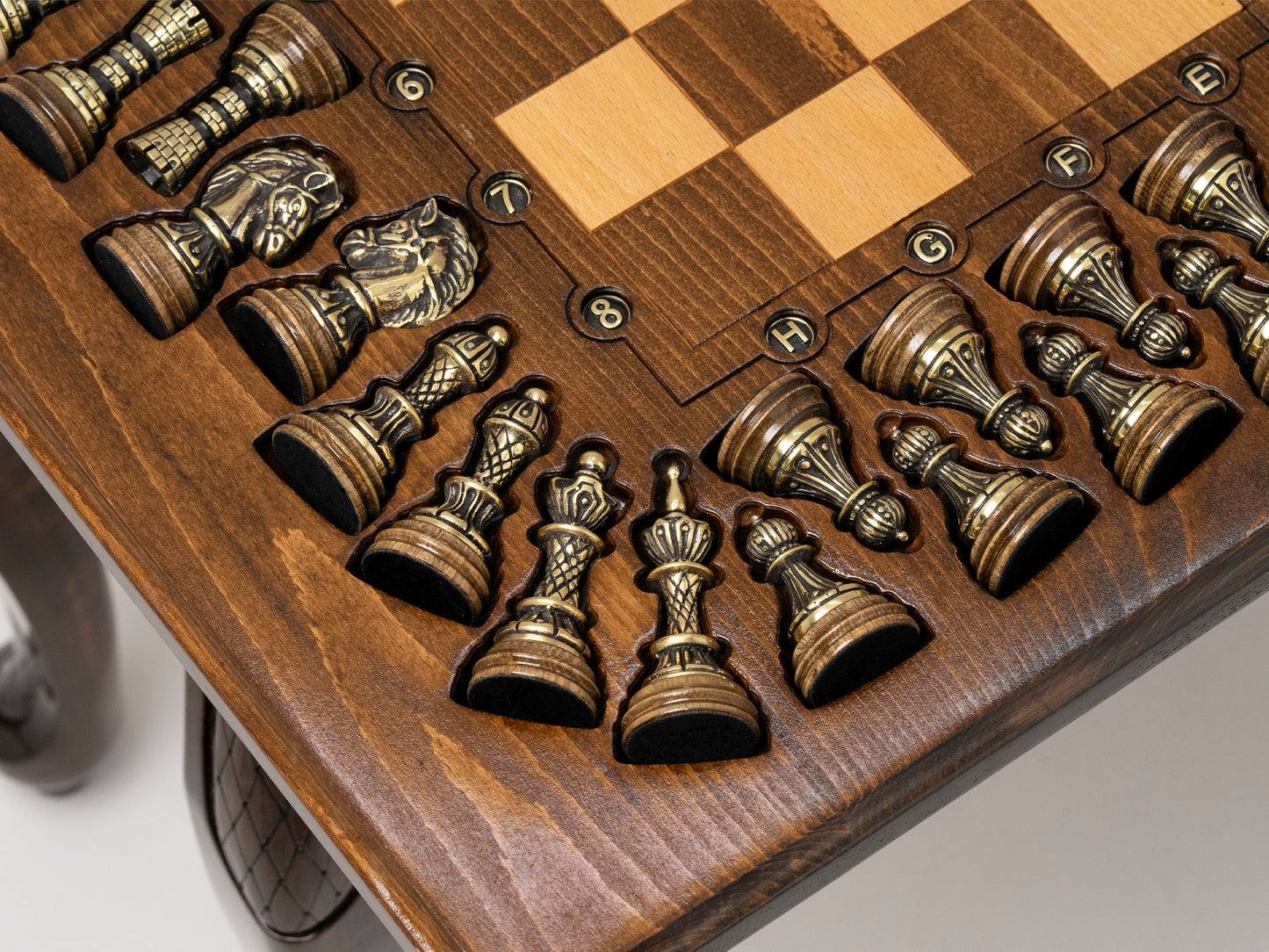 Wooden Chess Table EAGLE