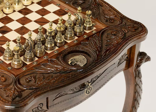 Chess table without pieces
