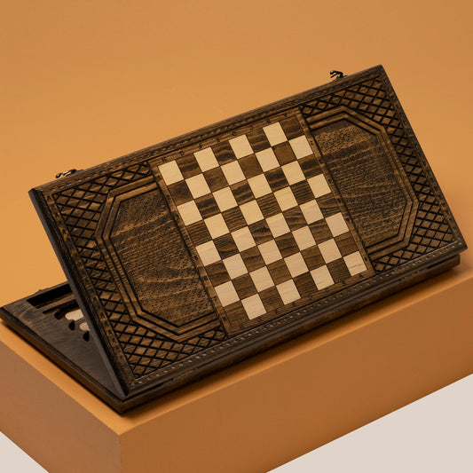 Wood Backgammon Set