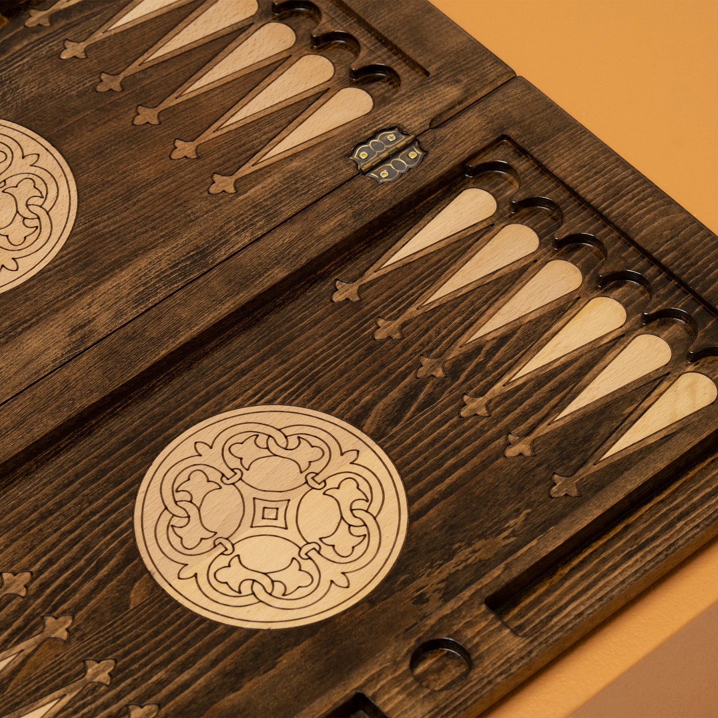 Wood Backgammon Set