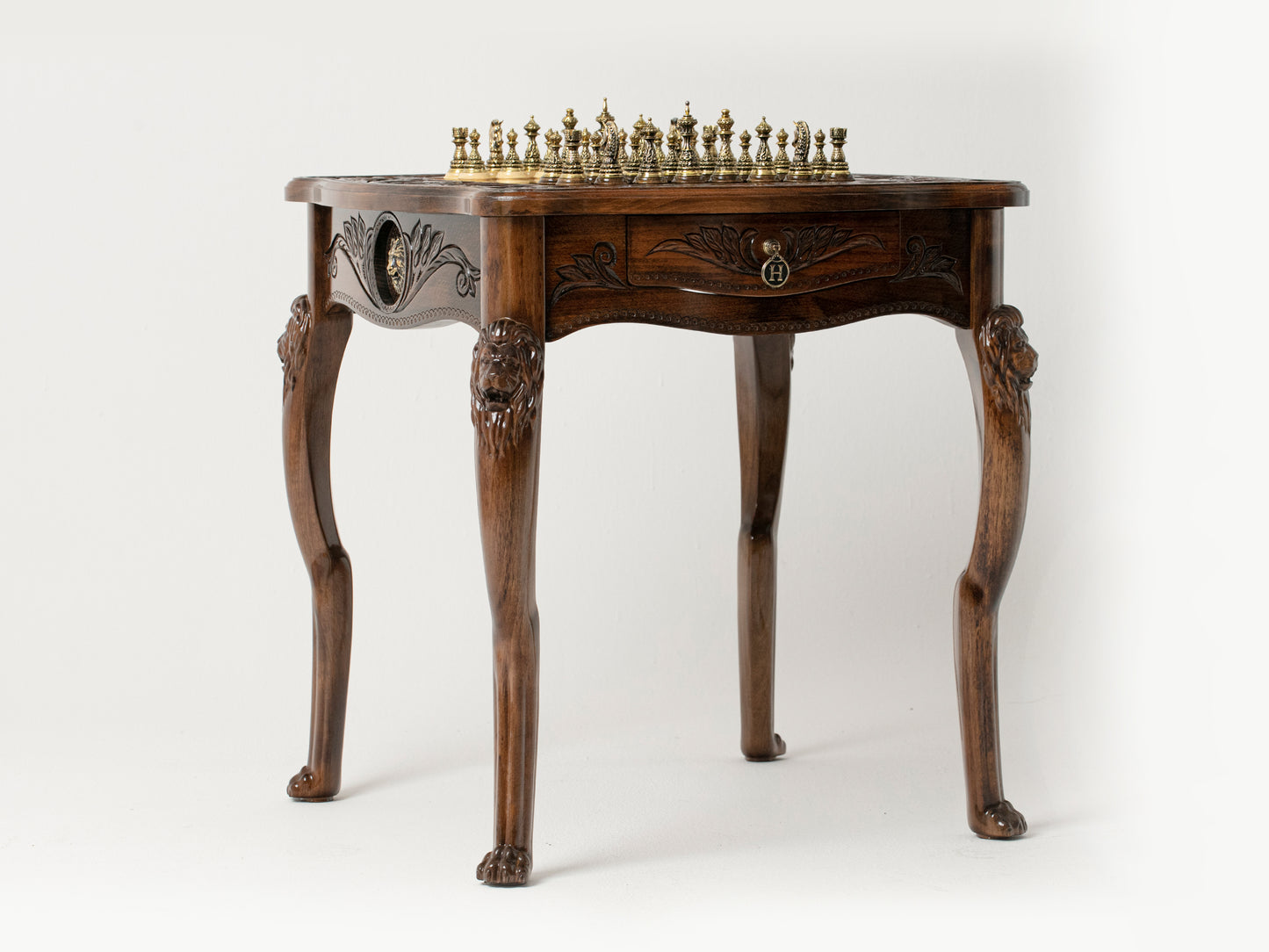 Chess Table - Lion