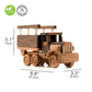 Wooden Truck Toy for Toddlers