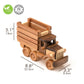 wooden toy truck