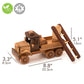 wooden fire truck