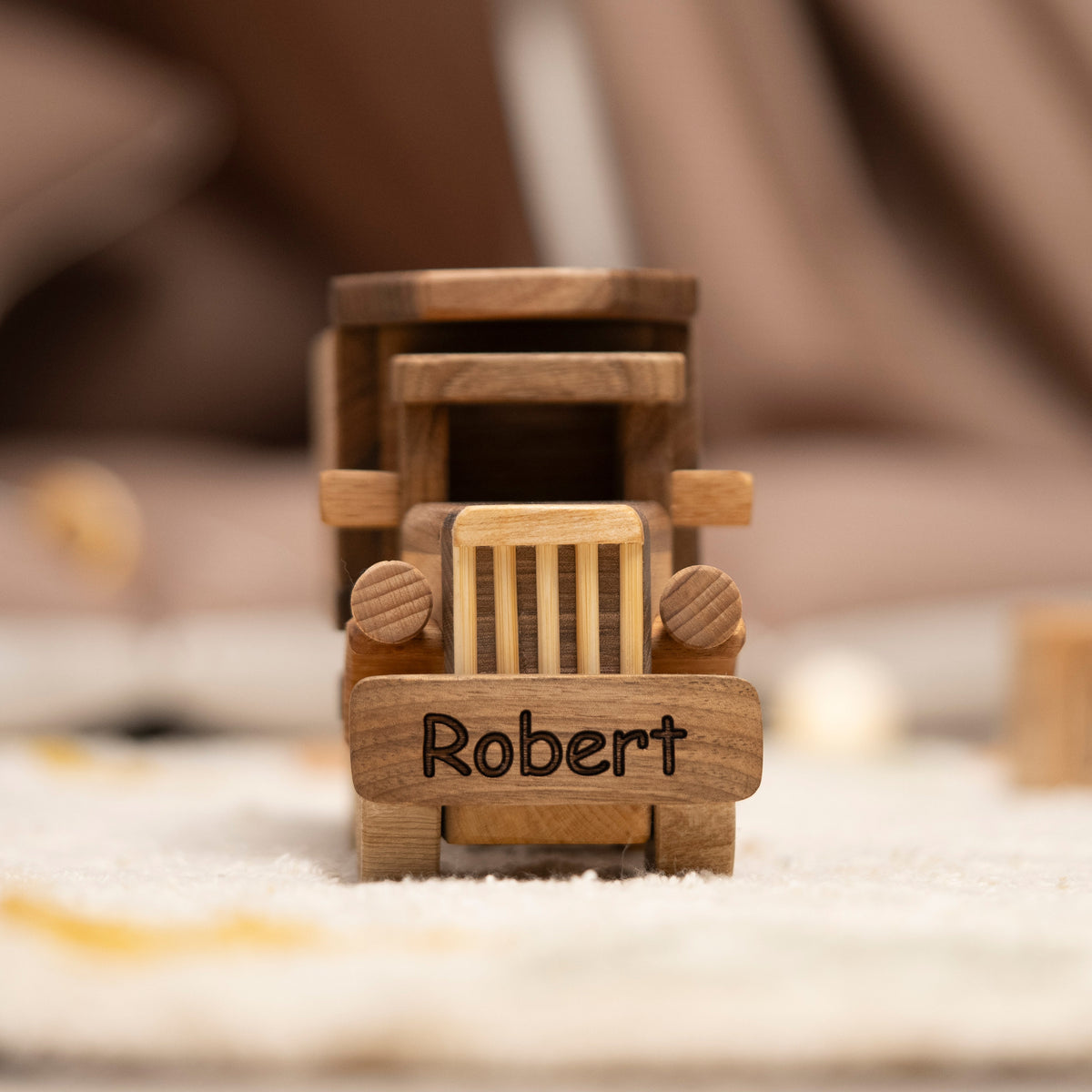 Wooden Dump Truck Toy, Personalized – handmade wooden toy, photo 8