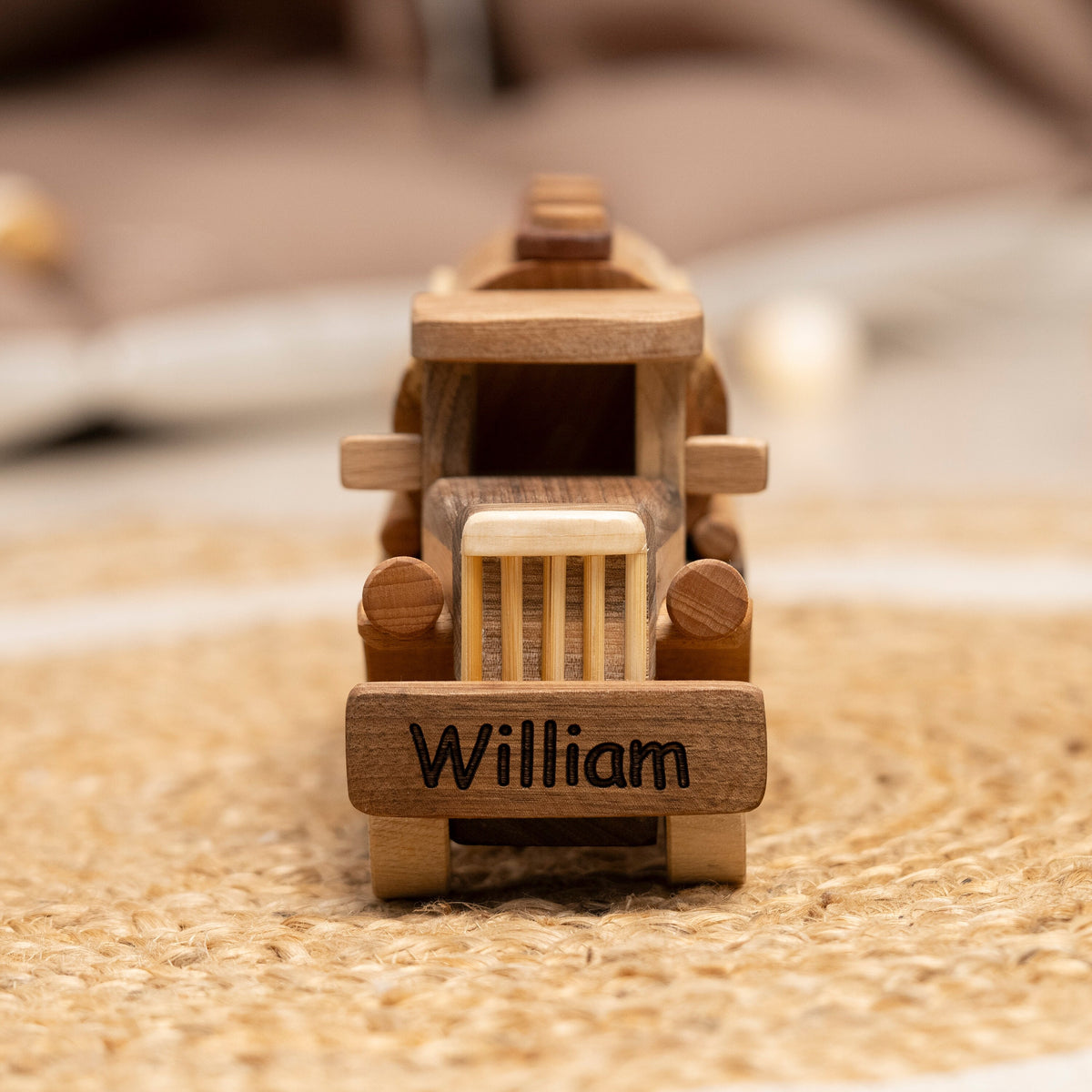 Wooden Milk Tank Truck Toy – handmade wooden toy, photo 5