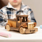 Wooden Pickup Truck Toy with Name Engraving – handmade wooden toy, photo 1